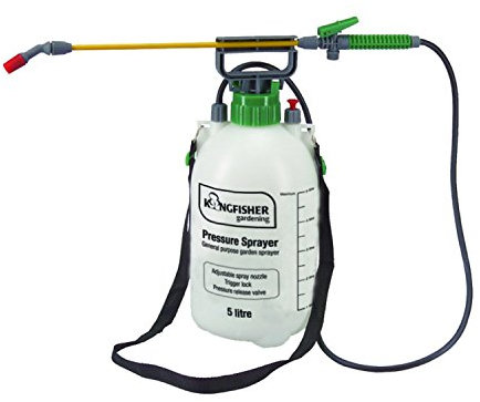 KINGFISHER 5L GENERAL PURPOSE PRESSURE SPRAYER ADJUSTABLE STRAP TRIGGER LOCK NEW