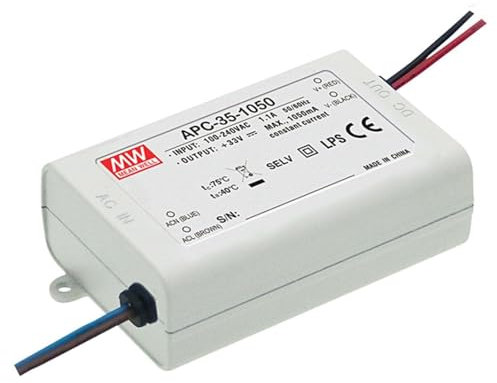 LED Netzteil 35W 15-50V 700mA ; MeanWell, APC-35-700 ; Konstantstrom