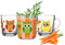 6 Tassen Motiv Eule Becher Geschirr Glas Henkel 230 ml Teegläser Kindergläser