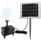 Aufun 2W Fontana Solare da Giardino, Pompa Solare per Fontana, da Esterno Kit Pompa per Fontana Solare per Laghetto, Piscina, Acquario, Vaso dei Pesci e Bagno per Uccelli