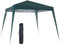 Outsunny Carpa Plegable 2,4x2,4m Cenador de Jardín Impermeable Diseño Pop Up de Acero y Cubierta de Tela Oxford Gazebo para Exterior Verde