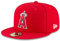 New Era - MLB Los Angeles Angels Authentic Collection 59Fifty Fitted Cap - Rot Größe 7 1/2 (59,6cm)