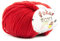Poker 100% Pura Lana Vergine Merinos Superlavabile Irrestringibile. Rosso 15