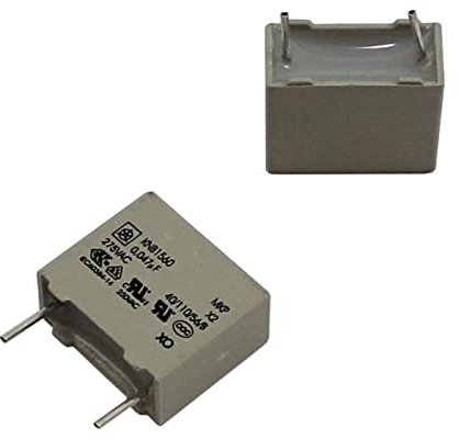 Iskra MKP 20x Entstörkondensator für LED Lampen 0,047µF | 275V AC Spannung X2 Kondensator gegen Flackern | LED Entstörer Kondensator 47nF