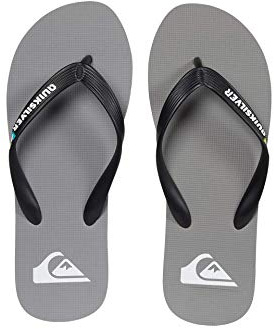 Quiksilver Men's Molokai Flip-Flop, Black/Grey/Grey, 11 UK