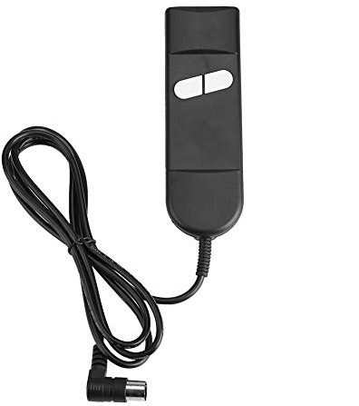 EBTOOLS Liege-Controller, manuelle Entspannungsstuhl-Fernbedienung, 2-Tasten-Fernbedienungsschalter, elektrische Liege, manuelle Steuerung, schwarz