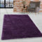 HomebyHome Shaggy Teppich Wohnzimmer 240 x 340 cm - 50 mm Florhöhe Hochflor Wohnzimmerteppich Lila Extra Weich und Flauschig - Langflor Teppiche für Schlafzimmer, Küche, Flur - Carpet, Halı