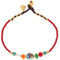 Made by Nami Surfer Armband mit Perlen Damen & Mädchen - Handmade Festival & Strand Accessoires - Buntes Goa Hippie Armband - Orientalisches Design - Freundschaftsarmbänder (Rot)