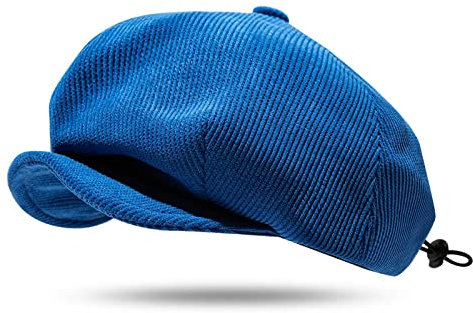 Clakllie Newsboy Stil Tellermütze Schirmmütze Herren Damen 8 Panel Peaky Fischgräten Retro Schiebermütze Schlägermütze Gatsby Cap Newsboy Cap