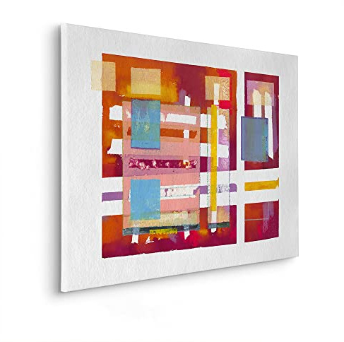 Komar Keilrahmenbild im Echtholzrahmen - Geometric Style - Größe 60 x 90 cm - Wandbild, Kunstdruck, Wanddekoration, Design, Wohnzimmer, Schlafzimmer