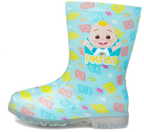 Cocomelon Jungen/Mädchen Kinder Gummistiefel, blau, 27 EU