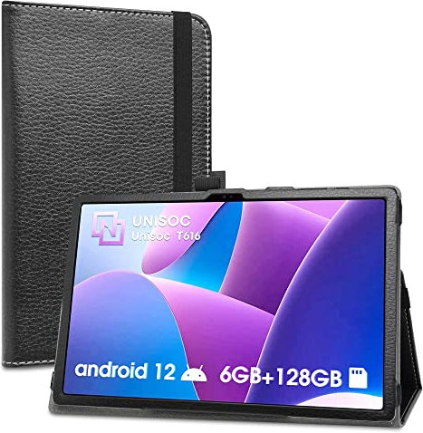 LiuShan Case for CHUWI HiPad Xpro,Case for Jumper EZpad M11,PU Leather Slim Folding Stand Cover for CHUWI Tablet HiPad Xpro/Jumper EZpad M11 10.51 inch Tablet(Not Fit Other Tablet),Black