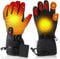 Heated Gloves for Men Women, Electric Hand Warmers Heating Gloves with Touch Screen,6000mAH Rechargeable Battery,3 Levels,Waterproof Winter Thermal Gloves for Motorcycle Skiing Cycling Fishing Outdoor