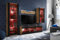 Komodee Wohnwand Wohnzimmerset Tivoli Medio, Schwarz/Wotan, Breite 245cm x Höhe 159cm x Tiefe 35cm, LED RGB, für Wohnzimmer, Schlafzimmer