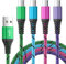 USB C Charger Cable, 4Pack 3FT Type C Fast Charger Cable USB C Samsung Cable Nylon USB A to USB C Charging for Samsung Galaxy S24 S23 S22 S21 S20 A12 A13 A14 A33,Huawei P60 P40 P30,iPhone 15/16