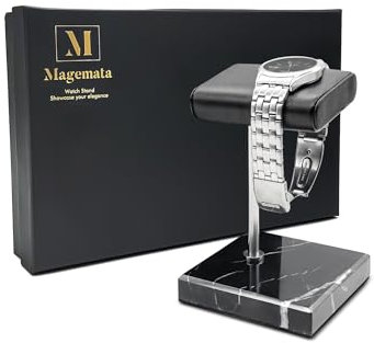 Magemata Supporto per orologio da uomo e donna, singolo, espositore per orologi, supporto per orologio singolo, supporto per gioielli, espositore per orologi, bracciali, accessori per orologi