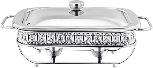 Scaldavivande Per Feste Buffet, Vassoio Scaldavivande Scaldavivande, Pentole Di Grandi Dimensioni Per Scaldavivande Rettangolari In Acciaio Inossidabile, Set Scaldavivande Per Scalda Buffet Catering,