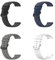 Silikon Armband für Fossil Gen 6 44mm/Fossil Gen 5/5E 44mm/, 22mm Wasserdichte Weiche Ersatzriemen, Weiches Silikon Ersatzarmband Uhrenarmband Sportarmband für Damen Herren (ZZ-Schwarz/DB/DG/Weiß)