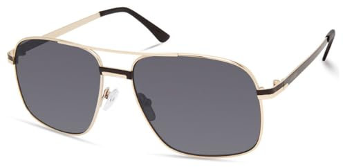 Guess Sonnenbrille für Herren, GF0238-5732A, goldfarben, Ø 57 mm