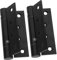 KWIBYBGS 2 Pcs Garadoor Hinges Exterior Door Hinges Soft Close Hinges Gate Hinges Heavy Duty Door Closer Sphinge/Black/10 * 7.6Cm