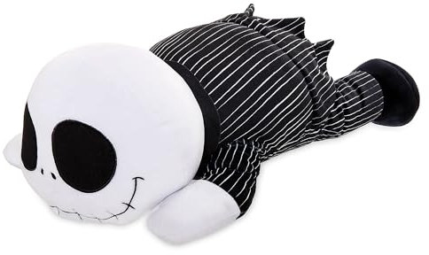Disney Store Offizielles Jack Skellington Cuddleez Kuschelpuppe, Tim Burton's Nightmare Before Christmas, 62cm, Kuscheliges Plüsch mit weicher Füllung