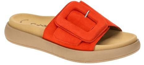 Gabor Damen Pantoletten, Frauen Slipper,Best Fitting,sommerschuhe,sommerclogs,sandalen,freizeitschuhe,schlupfschuhe,slides,pumpkin,40 EU / 6.5 UK