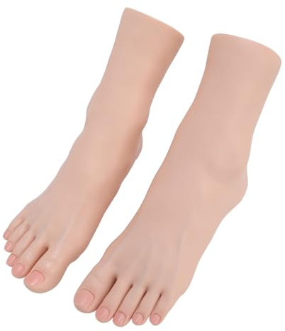 Simulation Fußmodell Soft Touch Massage Praxis Nagelkunst Display Schaufensterpuppe für Fotografie Schönheitstraining