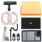 Hippotech TS400 Air Filter Service Kit for Stihl TS 400 Cut-Off Saw Replace Air Filter Parts 4223 141 0300 4223-140-1800 with Starter Handle & Recoil Starter Rope Fuel Filter