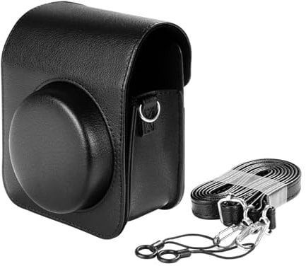 Tsvmzor Camera Leather Protective Case Accessory with Removable Adjustable Shoulder Strap Compatible with Fujifilm Instax Mini 41