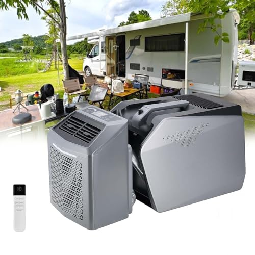 Tent Camping Air Conditioner | Portable Air Conditioner, 6000 Btu Portable Air Conditioner, Smart Control, Split Design, Drain-Free Function, Suitable For Outdoor Tent Camping, Rv Or Home Use