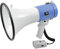 Omnitronic MP-25 Megaphon | Leistungsstarkes 25-Watt-Megaphon mit Sirene | Durch hochwertiges Kunststoffgehäuse (ABS) schlag- und kratzfest