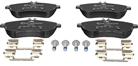 ATE Original Semi-Metallic Front Disc Brake Pad Set 602732 for Mercedes-Benz