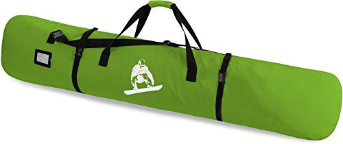 Snowboard Tasche Snow Boardbag mit Adressfeld 166 cm Farbe Limette Größe 166 cm