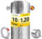 AISLANTE TERMICO MULTIUSOS PREMIUM | Reduce el Frio y el Calor |100% ALUMINIO|Aislante Termico para Ventana, Pared, Suelo, Techo, Coche, Garaje[ 1.2 X 10m ] (12m²) + 2 cintas adhesivas