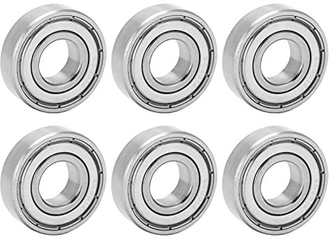 Spacnana Rollenlager, 10 Stück Kugellager 28 X 12 X 8 Mm, Edelstahl für Brecher, Vibrationssiebe, Druckmaschinen, Modell, Rillenkugellager, Spacnana7ehf59x26v