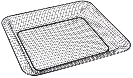 AMT Gastroguss Frittierkorb/Gastronorm Kombi-Korb, 35,5 x 32,5 cm, 4 cm hoch, Lotan® Antihaft-Veredelung für fettfreies Frittieren, AMZN-43733FK
