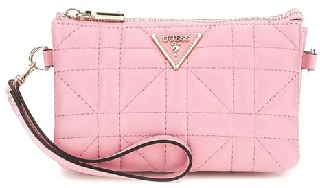 GUESS Latona Mini Tri Compartment Top Zip Pink
