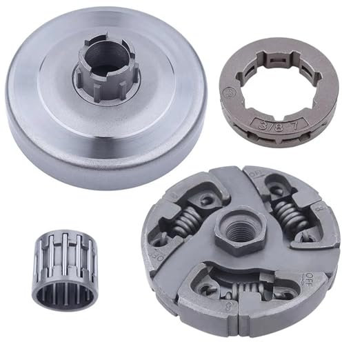 LAVAS Kit de roulements de pignon de jante de tambour d'embrayage 3/8 – 7T, for Husqvarna 3120 394XP 395XP 3120XP Jonsered 2094 2095 tronçonneuse 503701501