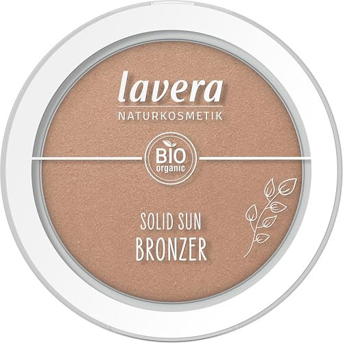 lavera Solid Sun Bronzer -Soleil Kiss 01 - dezenter Glow - natürliche Bräune - gleichmäßiges Finish - vegan - Naturkosmetik - 5,5g