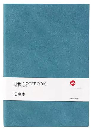 Leeres Tagebuch Notizbuch A5: 260 Seiten und A6: 192 dickes Skizzenbuch für Frauen Männer Hardcover unliniert die Arbeit Notizbücher zum Heft (B One Size)