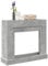 GCHDHAPB Kaminumrandung Betongrau 100x30x87,5cm Holzwerkstoff Haus & Garten Kamin & Holzofen Zubehör