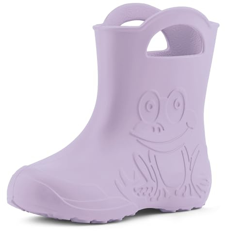 Ladeheid Gummistiefel Kinder EVA Regenstiefel LA-CA-01 (Helllila,30/31 EU)