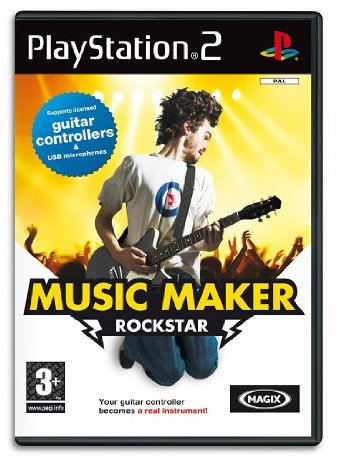 MUSIC MAKER ROCK STAR (For Guitar Hero Controllers) (Playstation 2) [UK Import]
