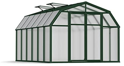 Canopia by Palram Serre de Jardin Hobby Gardener 10.4m² (Verte) Cadre en Aluminium, Panneaux en Polycarbonate, Résistant aux UV