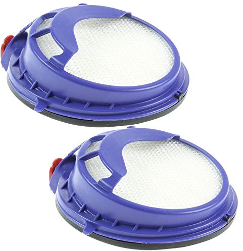 SPARES2GO Post Motor HEPA Allergy Filter for Dyson Dc25 DC25i Vacuum Cleaners (Pack of 2)