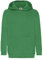 Sudadera con capucha para niños (unisex), de la marca Fruit of the Loom, Niños, color Kelly Green, tamaño 12-13 Años