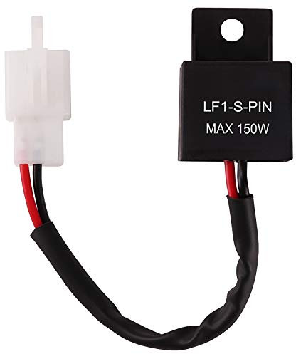 Kinstecks ​​2Pin Blinkrelais 12V Motorrad Blinker LED Blinker für Motorrad Blinker Blinker