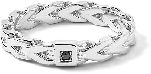 Comete anello uomo Metropolitan argento 925 zircone UAN 127M