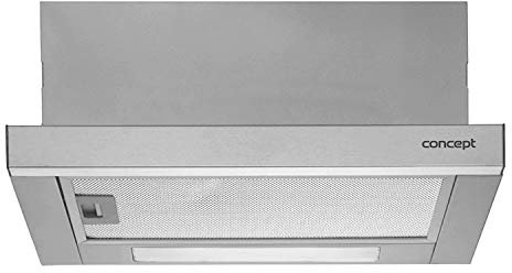 Concept OPV3150 Küchenhaube Dunstabzugshaube für die Küche Teleskop Ausziehbar 50 cm Metall Regelung Mechanisch