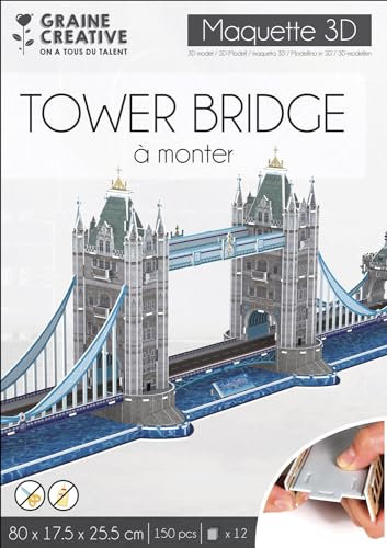 GRAINE CREATIVE Maquette Tower Bridge à Construire soi-même